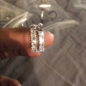 Fashion half hoop earring